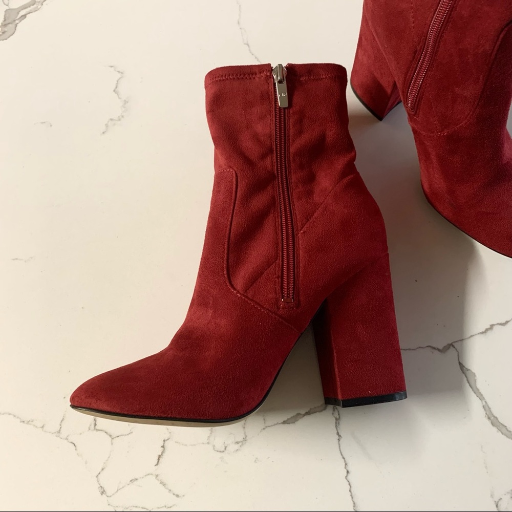 Marc Fisher • Red booties • 8.5 • Great condition!